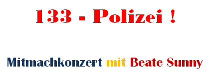 123 Polizei - Mitmachkonzert
